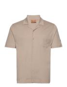 Mmgmarco Cuban Ss Shirt Mos Mosh Gallery Beige