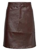 Jelona Croc Skirt Hosbjerg Brown