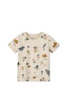 Apia Baby Printed Shortsleeve T-Shirt Liewood Cream