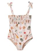 Larisa Printed Swimsuit Liewood Cream