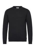 100% Recycle Knit Round Neck Lindbergh Black