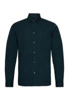 Kristian Stripe Poplin Shirt Les Deux Navy