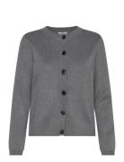 Objester Sli L/S Knit Cardigan Noos Object Grey