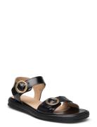 Sandals - Flat ANGULUS Black