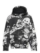 Sweatshirt Hoodie Graphic Expr Lindex Black