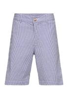 Stretch Cotton Seersucker Short Ralph Lauren Kids Blue