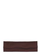 Solid Elastica Hairband Becksöndergaard Brown