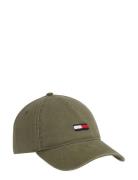 Tjm Elongated Flag Denim Cap Tommy Hilfiger Green