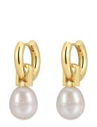 White Pearl Amalfi Huggies- Gold LUV AJ Gold