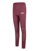 Converse High Rise Printed Leggings Converse Burgundy