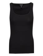 Cotton-Blend Tank Top Lauren Ralph Lauren Black