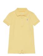 Soft Cotton Polo Shortall Ralph Lauren Baby Yellow