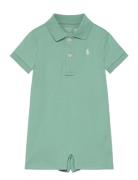 Soft Cotton Polo Shortall Ralph Lauren Baby Green