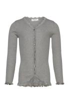 Rkbeatha Ls Cardigan W/ Lace Rosemunde Kids Grey