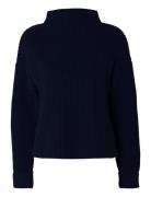 Slfselma Ls Knit Pullover Selected Femme Navy