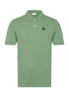 Toke Basic Badge Polo - Gots/Vegan Knowledge Cotton Apparel Green