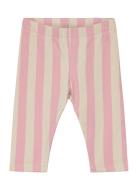 Leggings Verticalstripe Brushe Lindex Pink