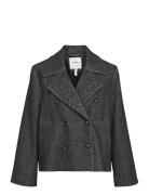 Objkeily Short Jacket Noos Object Grey