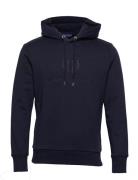 Reg Tonal Shield Hoodie GANT Navy