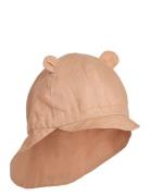 Gorm Linen Sun Hat With Ears Liewood Pink