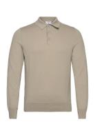 Knitted Polo Shirt Filippa K Beige