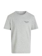 Ckj Stack Logo T-Shirt Calvin Klein Grey