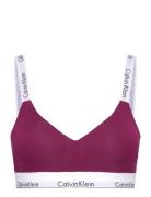 Lght Lined Bralette Calvin Klein Purple