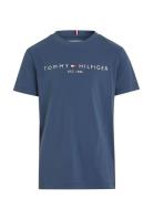 U Corp Logo Ess Tee Ss Tommy Hilfiger Blue