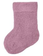 Nbfolli Terry Fluffy Sock Name It Pink