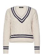 Cable-Knit Cricket Sweater Lauren Ralph Lauren Cream