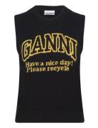 Graphic Lambswool Ganni Black