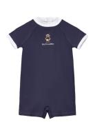 Performance Rash Guard Shortall Ralph Lauren Baby Navy