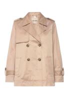 Mmsilma Short Trenchcoat MOS MOSH Beige