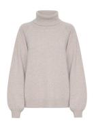 Manzigz Wool Rollneck Noos Gestuz Beige