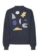 Summer Night Landscape Sweatshirt Bobo Choses Blue