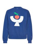 Tomato Plate Sweatshirt Bobo Choses Blue