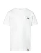 Printed Tee Thorlino Tee Mads Nørgaard White