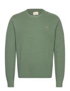 Milano Knit Cotton Butt D C-Neck GANT Green