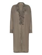 Mmjelena Voile Dress MOS MOSH Khaki