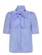 Shortsleeved Bow Shirt Stella Nova Blue