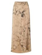 Fracture Tulip Skirt - Noelle Rabens Sal R Beige