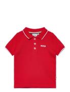 Short Sleeve Polo BOSS Red