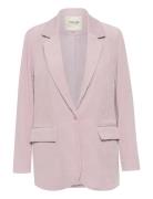 Crcory Long Sleeve Blazer Cream Pink