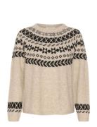 Crcherrie Knit Pullover Cream Beige