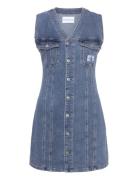 Sleeveless Denim Dress Calvin Klein Jeans Blue