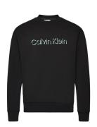 Shadow Embossed Logo Sweatshirt Calvin Klein Black