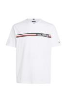 Chest Stripe Tee Tommy Hilfiger White