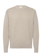 Check Pattern Sweater Calvin Klein Beige