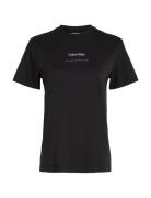 Multi Logo Regular T-Shirt Calvin Klein Black