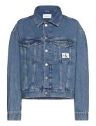 Boxy Denim Jacket Calvin Klein Jeans Blue